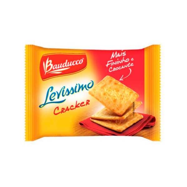 Biscoito Cream Cracker Levíssimo Sachê 9,5g CX 370 UN Bauducco