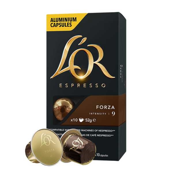 Cápsula de Café Espresso Forza 5,2g CX 10 UN L'or