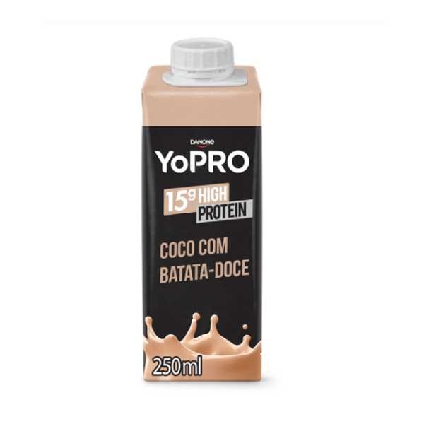 Bebida Láctea 15g High Protein Sabor Coco com Batata Doce 250ml 1 UN Yopro