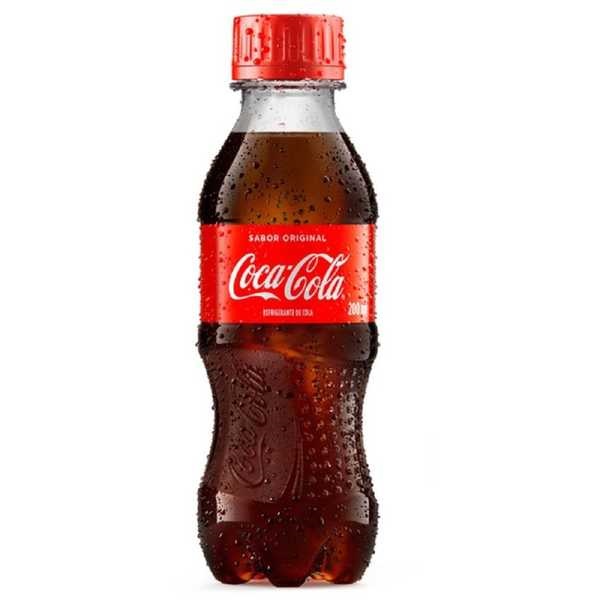 Refrigerante Garrafa 200ml 1 UN Coca Cola