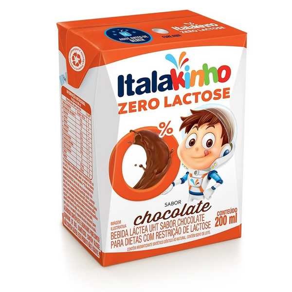 Bebida Láctea Zero Lactose Chocolate 200ml 1 UN Italac