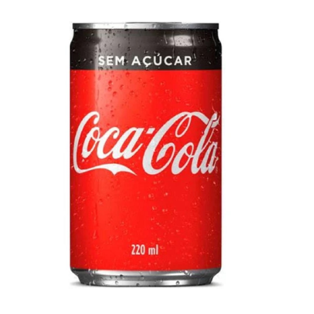 Refrigerante Zero Açúcar Lata 220ml 1 UN Coca Cola