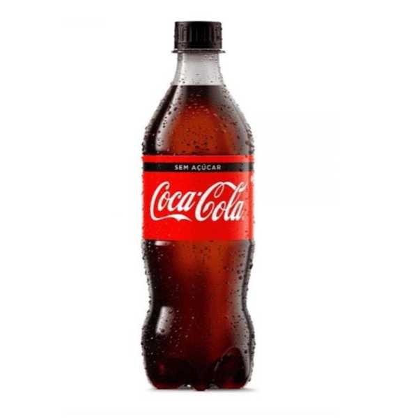 Refrigerante Zero Açúcar Garrafa 600ml 1 UN Coca Cola