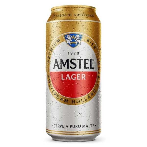 Cerveja Puro Malte Latão 473ml 1 UN Amstel
