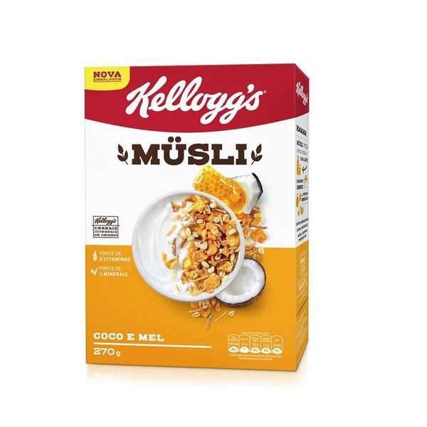 Cereal Müsli Coco e Mel 270g 1 UN Kellogg's