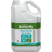 Hipoclorito de Sódio Cloro 5% Butterfly 5L Rende Até 100 Litros 1 UN Audax