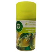 Odorizador de Ambientes Air Wick Freshmatic Spray Limão Siciliano e Baunilha Refil 250ml 1 UN Bom Ar