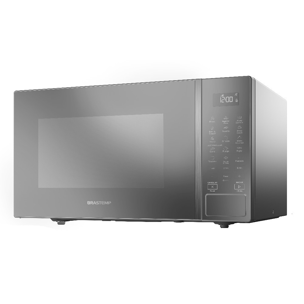 Microondas Brastemp BMS46AR Espelhado 32L Cinza 110V