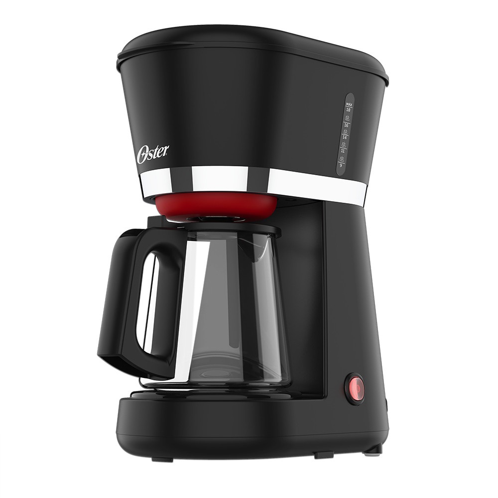 Cafeteira Oster Black com Jarra de Vidro 700ML OCAF350 Preto 110V