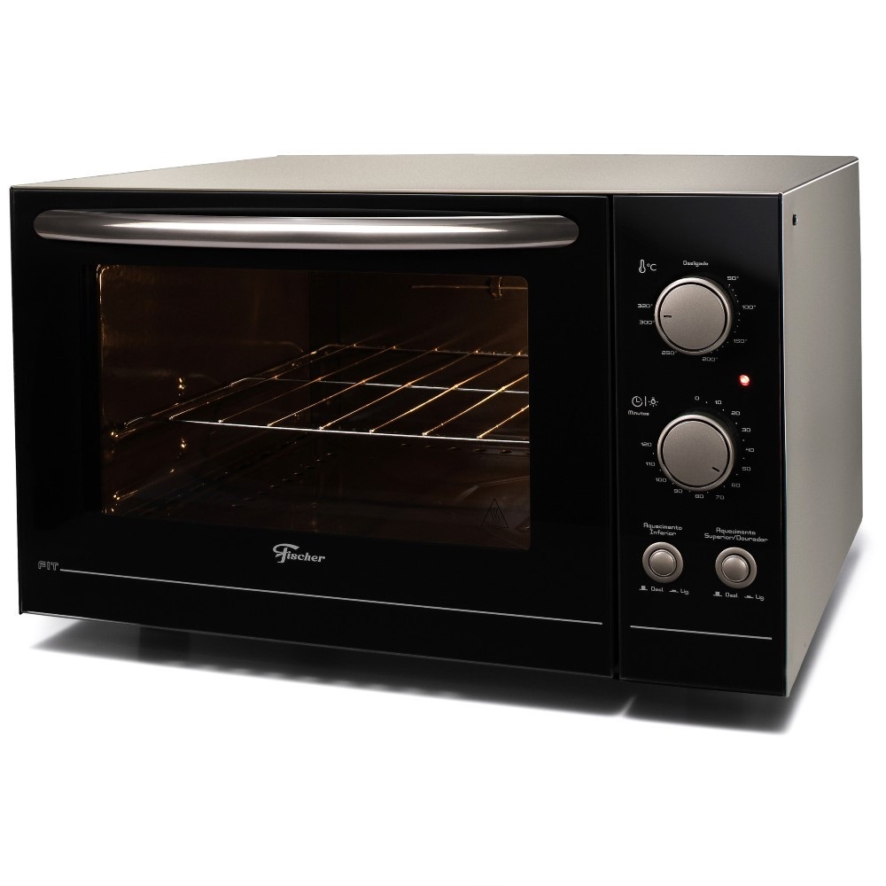 Forno Elétrico Bancada Fischer FIT Com Dourador 44L Silver 220V