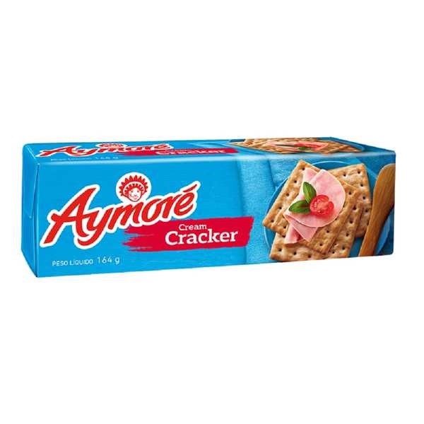 Biscoito Cream Cracker 164g 1 UN Aymoré