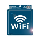 Placa de Sinalização Wi-fi 1 UN Plascony