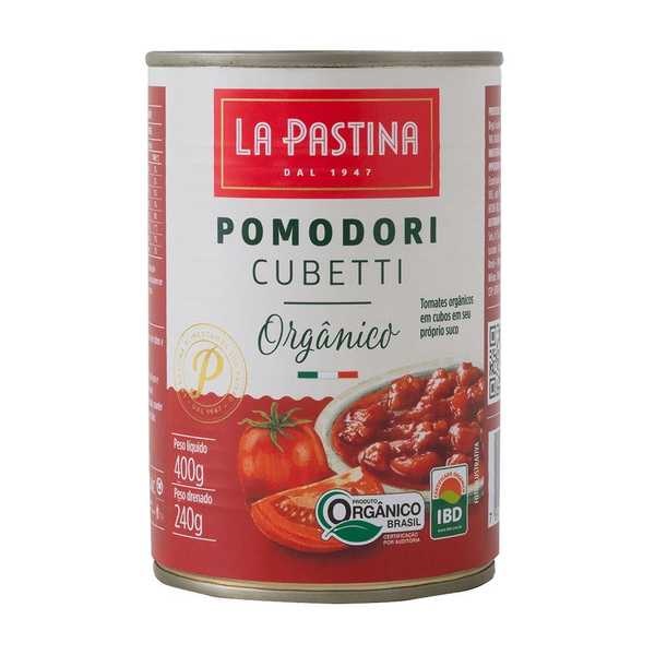 Tomate Cubetti Orgânico Italiano 400g 1 UN La Pastina