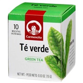 Chá Verde 15g CX 10 UN Carmencita