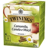 Chá Infusions Camomila Canela e Maça 10un Twinings