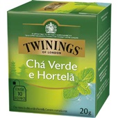 Chá Infusions Verde com Hortelã 10un Twinings