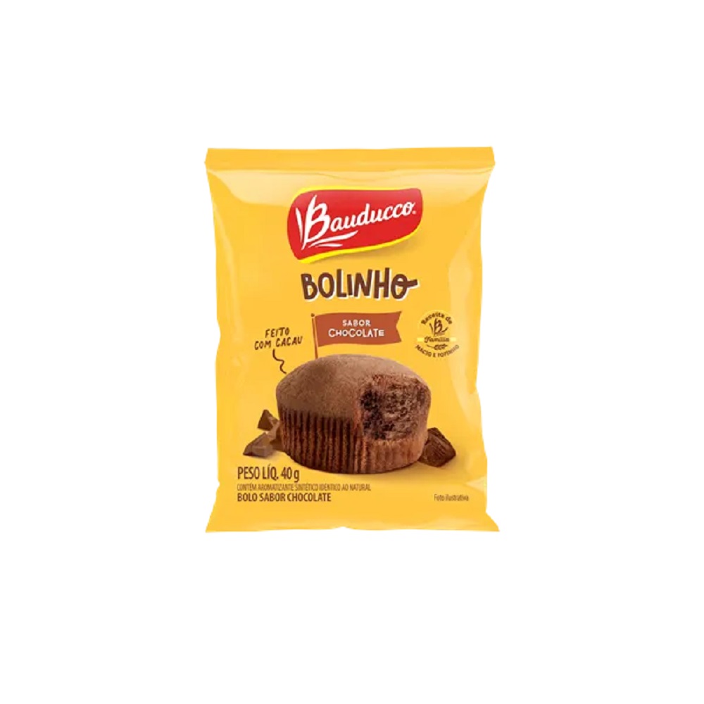 Bolinho Chocolate 40g 1 UN Bauducco