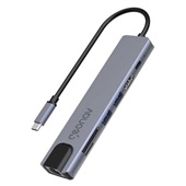 Adaptador Multiportas USB-C 7 em 1 - UCA11 Prata 1 UN Geonav