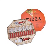 Kit para Pizza Faqueiro Vermelho 14 Peças 1 UN Tramontina