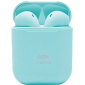 Fone Ouvido Bluetooth 10 Metros Touch Candy Tws11 Azul Pastel Oex