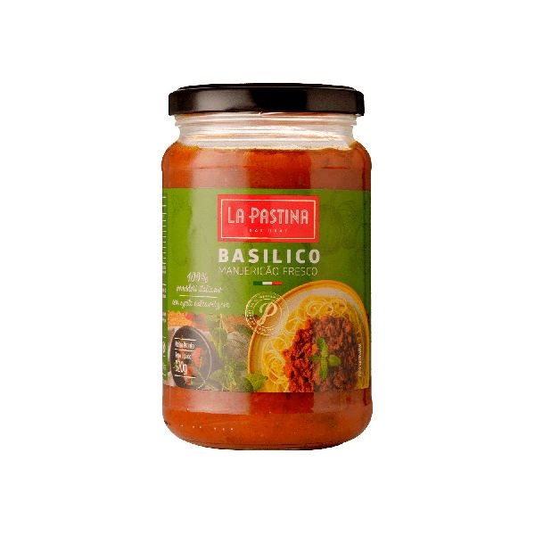 Molho Manjericão Italiano 320g 1 UN La Pastina