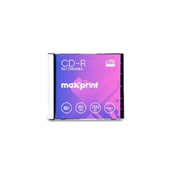 CD-R Gravável Recordable 700MB 80 Minutos 1X-52X 1 UN Maxprint