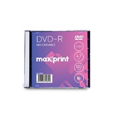 DVD-R Gravável 120min 4.7GB 1X-16X 1 UN Maxprint