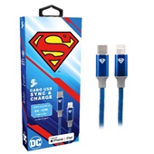 Cabo USB-C para Lightning MFi - 2.0 - 1,5m DC Mobile - Superman 1 UN 5