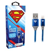 Cabo USB para Lightning MFi - 2.0 - 1,5m DC Mobile - Superman 1 UN 5+