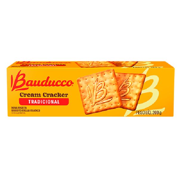 Biscoito Cream Cracker Levíssimo 200g 1 UN Bauducco