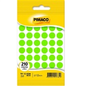 Etiqueta Adesiva Verde Neon PT com 210 UN Pimaco