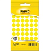 Etiqueta Adesiva Amarelo Neon PT com 210 UN Pimaco