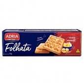 Biscoito Cream Cracker Folhata 170g 1 UN Adria
