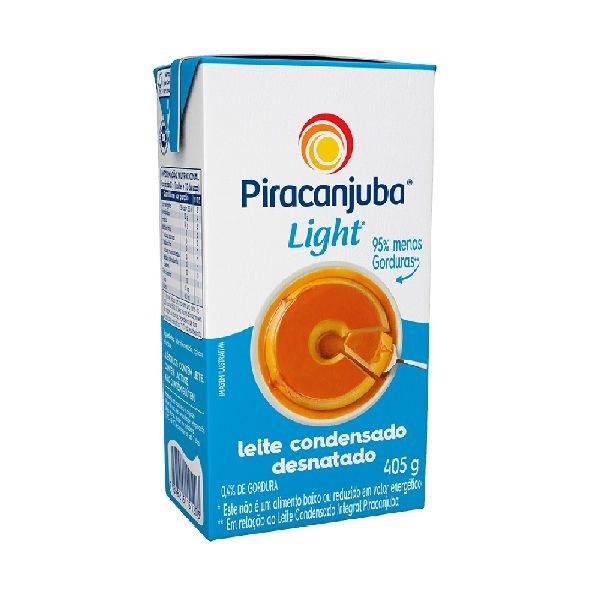 Leite Condensado Desnatado Light 405g 1 UN Piracanjuba