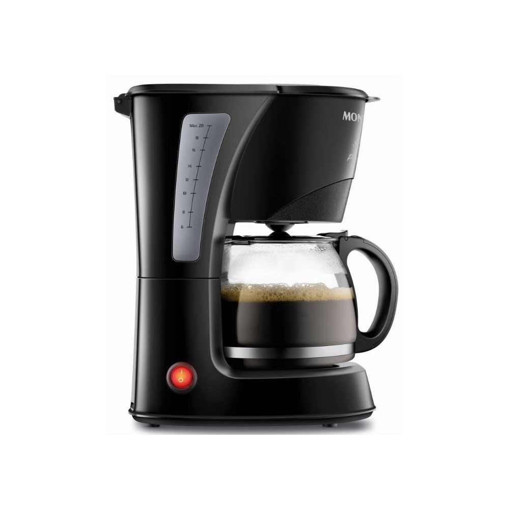 Cafeteira CN01 Pratic 20 Xícaras Jarra de Vidro Mondial Preto 220V
