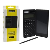 Calculadora com Tablet de Escrita em LCD Preta 1 UN Kokay