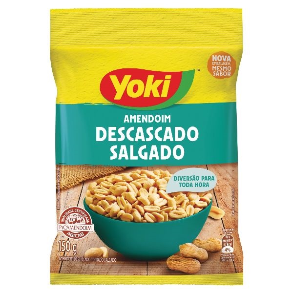 Amendoim Descascado Salgado 150g 1 UN Yoki