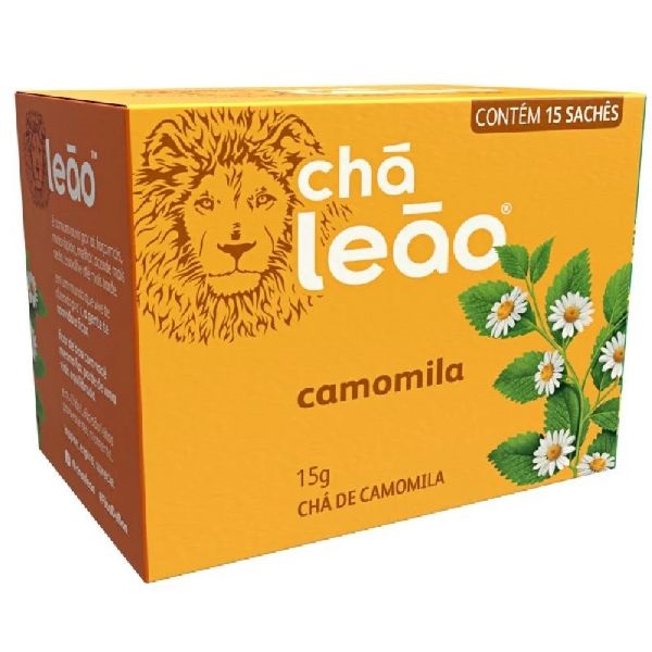 Chá de Camomila Sachês de 1g CX 15 UN Leão