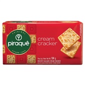 Biscoito Cream Cracker 184g 1 UN Piraquê