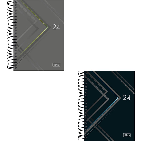 Agenda 2024 Espiral Spot Capas Sortidas 200 FL 1 UN Tilibra