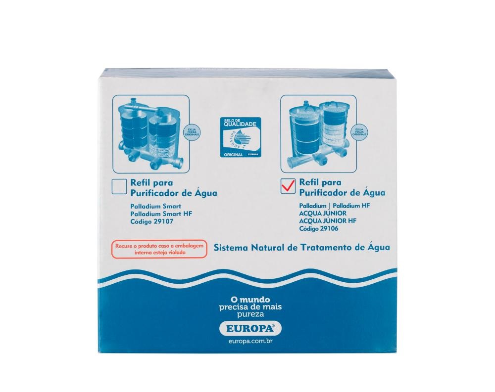 Refil Para Purificador De Água Europa Palladium