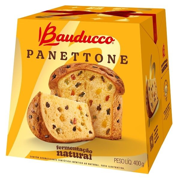 Panettone Frutas 400g 1 UN Bauducco