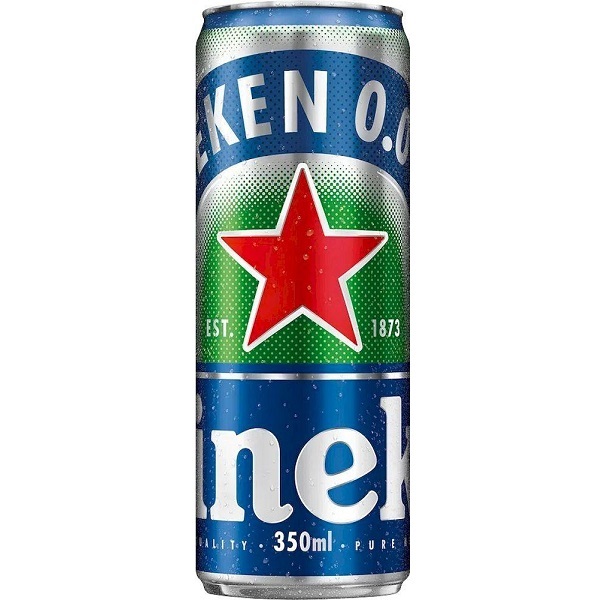 Cerveja Zero Álcool Lata Sleek 350ml 1 UN Heineken