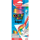 Lápis de Cor Color'Peps Apagável 12 Cores Maped