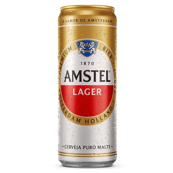Cerveja Lata Sleek 350ml 1 UN Amstel
