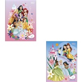 Caderno Brochura Quadriculado 1x1cm Princesas Capas Sortidas 40 FL 1 U
