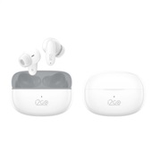 Fone de Ouvido Bluetooth Sem Fio Air Buds GO 2.0 Branco Com Estojo de
