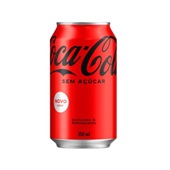 Refrigerante Zero Açúcar Lata 350ml 1 UN Coca Cola