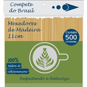 Mexedor de Madeira 11 cm 500 UN Compete