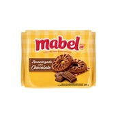 Biscoito Doce Amanteigado sabor Chocolate 330g 1 PT Mabel